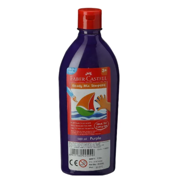 faber castell tempera colour 500ml purple 144509